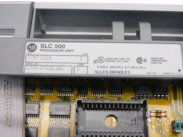 ALLEN BRADLEY 1747-L524 SER. C F/W 5 (NO BATTERY) UNMP