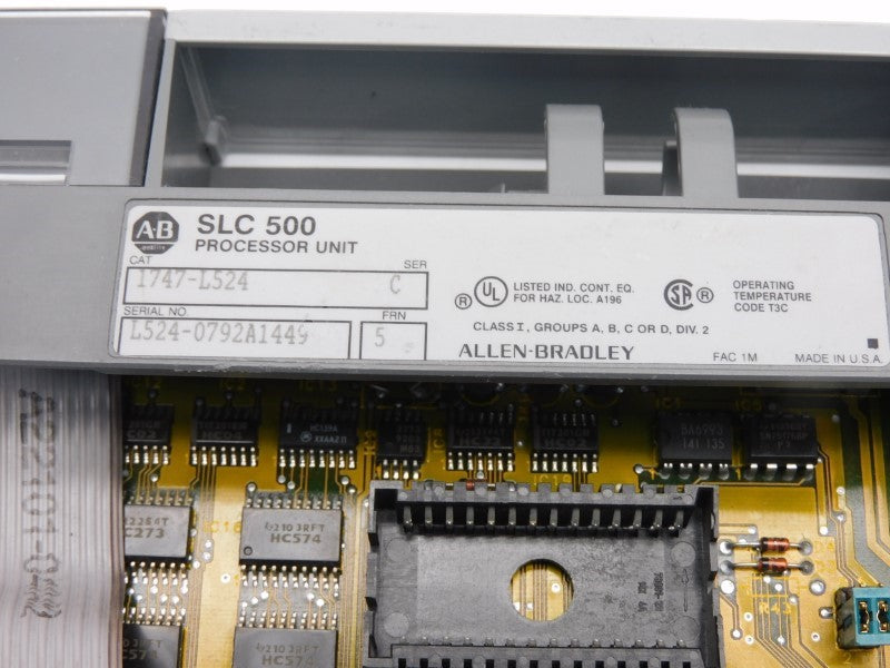 ALLEN BRADLEY 1747-L524 SER. C F/W 5 (NO BATTERY) UNMP
