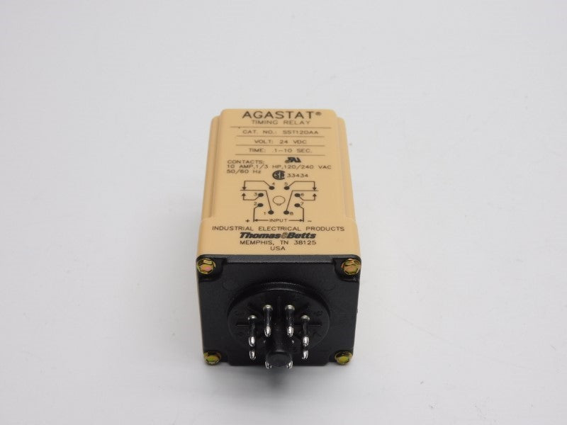 AGASTAT SST120AA 24VDC 10A .1-10S NSNP