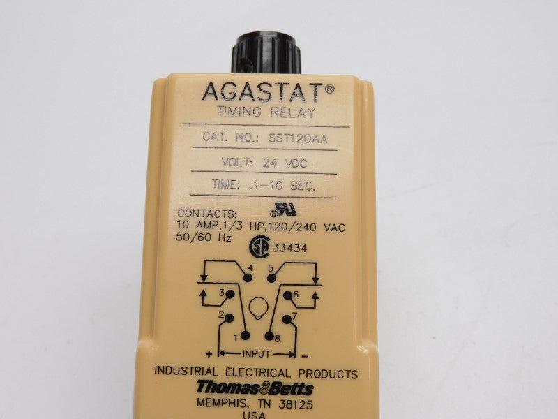 AGASTAT SST120AA 24VDC 10A .1-10S NSMP