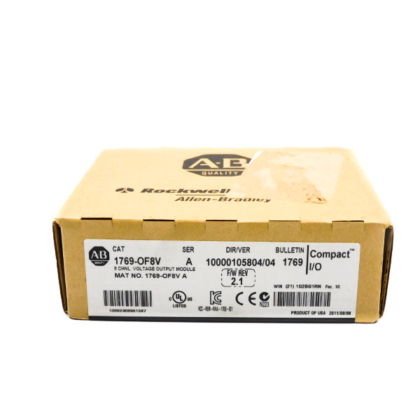 ALLEN BRADLEY 1769-OF8V SER. A F/W 2.1 DATE: 2011 NSFS