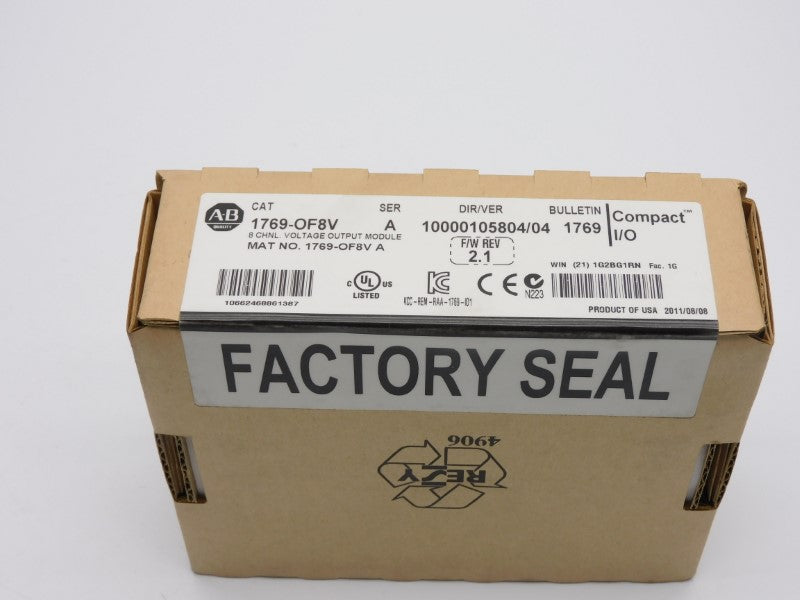 ALLEN BRADLEY 1769-OF8V SER. A F/W 2.1 DATE: 2011 NSFS