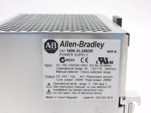 ALLEN BRADLEY 1606-XL240DR SER. B 100-120/200-240VAC 10A (WH) NSMP