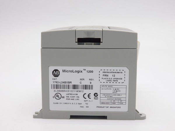 ALLEN BRADLEY 1762-L24BXBR SER. C F/W 12 24VDC 1.5A NSMP
