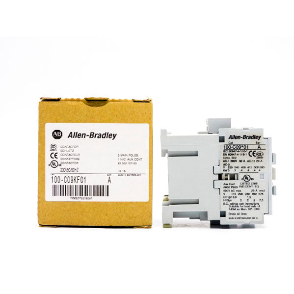 ALLEN BRADLEY 100-C09KF01 SER. A 230V 32A (BR/WH) NSMP