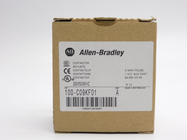 ALLEN BRADLEY 100-C09KF01 SER. A 230V 32A (BR/WH) NSMP