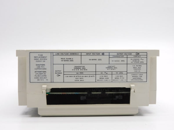 ALLEN BRADLEY 1745-LP154X SER. C F/W 6 10-250VAC 2.5A REMAN
