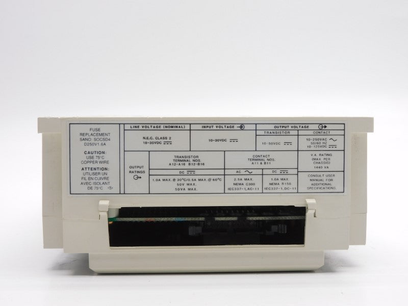 ALLEN BRADLEY 1745-LP154X SER. C F/W 6 10-250VAC 2.5A REMAN