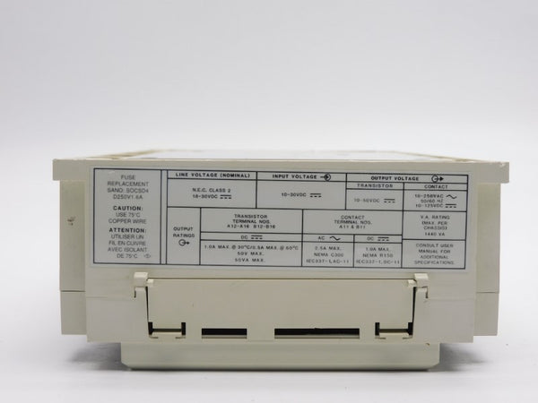 ALLEN BRADLEY 1745-LP154 SER. C F/W 6 10-250VAC 2.5A (NO DOOR) UNMP
