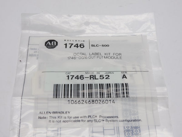ALLEN BRADLEY 1746-RL52 SER. A NSMP