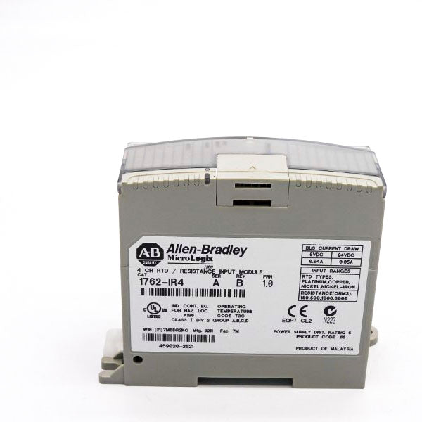 ALLEN BRADLEY 1762-IR4 SER. A F/W 1.0 24VDC 0.05A NSNP