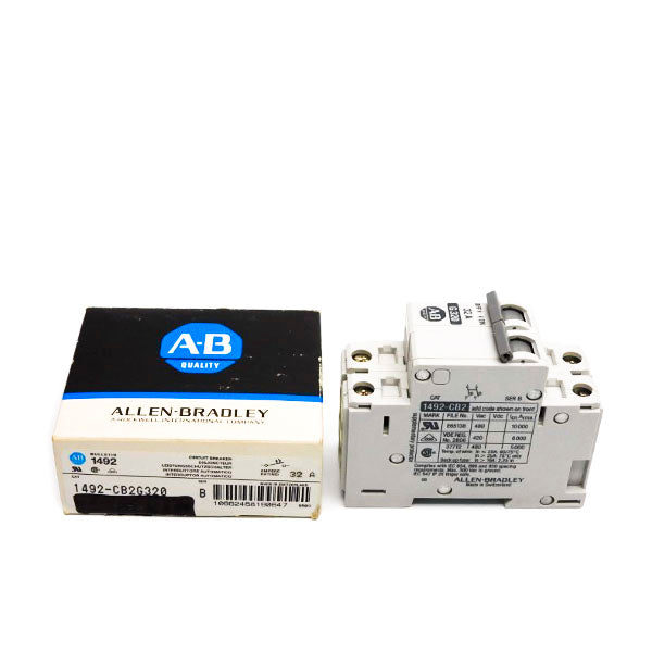 ALLEN BRADLEY 1492-CB2G320 SER. B 480VAC 32A (BK/BL) NSMP