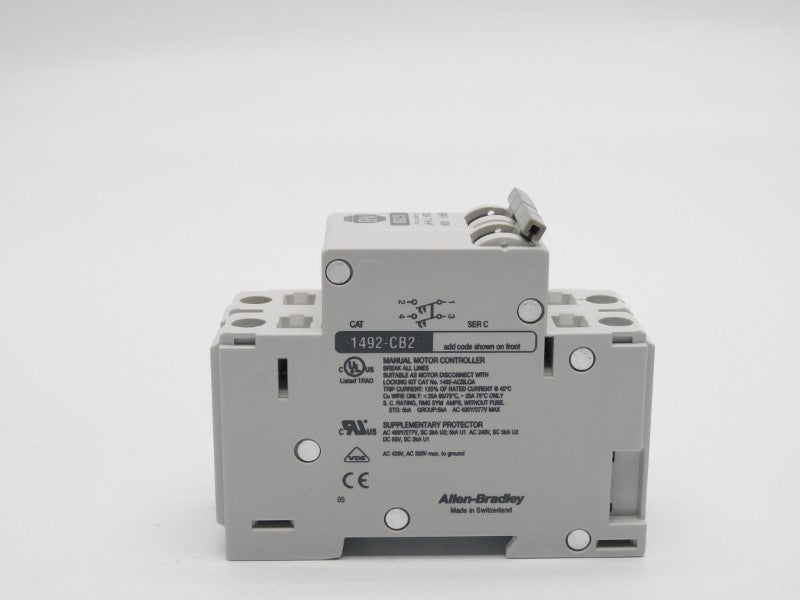 ALLEN BRADLEY 1492-CB2G250 SER. C 277V 25A (WH) NSMP