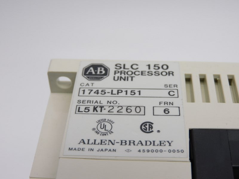 ALLEN BRADLEY 1745-LP151 SER. C F/W 6 85-265VAC 2.5A NSNP