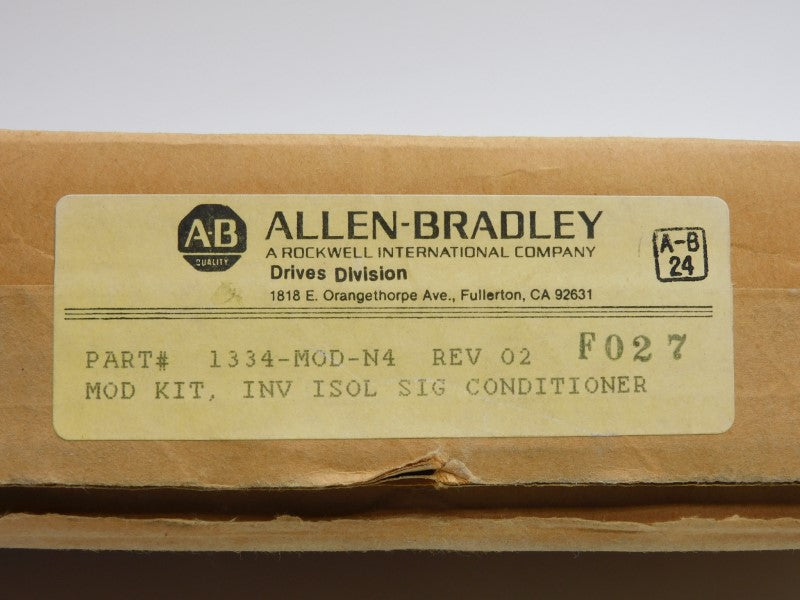 ALLEN BRADLEY 1334-MOD-N4 REV. 02 NSMP
