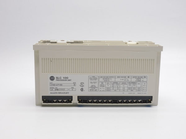ALLEN BRADLEY 1745-LP103 SER. D F/W 5 10-250VAC 15A (NO DOOR) NSNP
