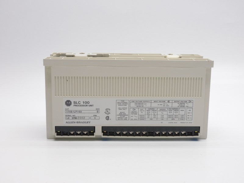 ALLEN BRADLEY 1745-LP103 SER. D F/W 5 10-250VAC 15A (NO DOOR) NSNP