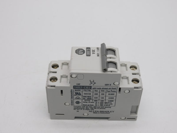 ALLEN BRADLEY 1492-CB2G300 SER. B 480VAC 30A (BK/BL) NSMP