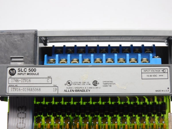 ALLEN BRADLEY 1746-ITV16 SER. C 10-30VDC NSNP