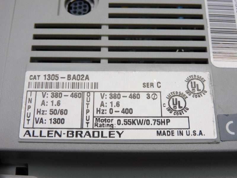 ALLEN BRADLEY 1305-BA02A SER. C 380-460V 1.6A NSNP