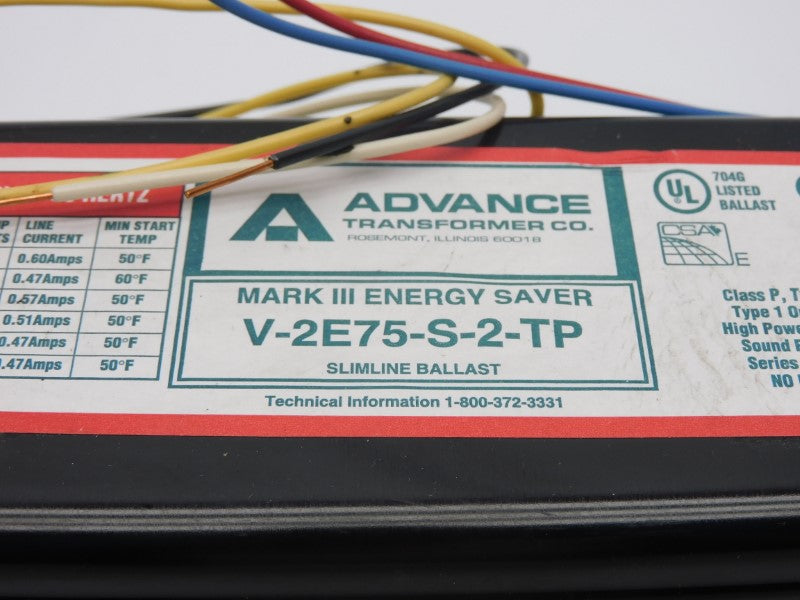 ADVANCCE V2E75STP 277V NSMP