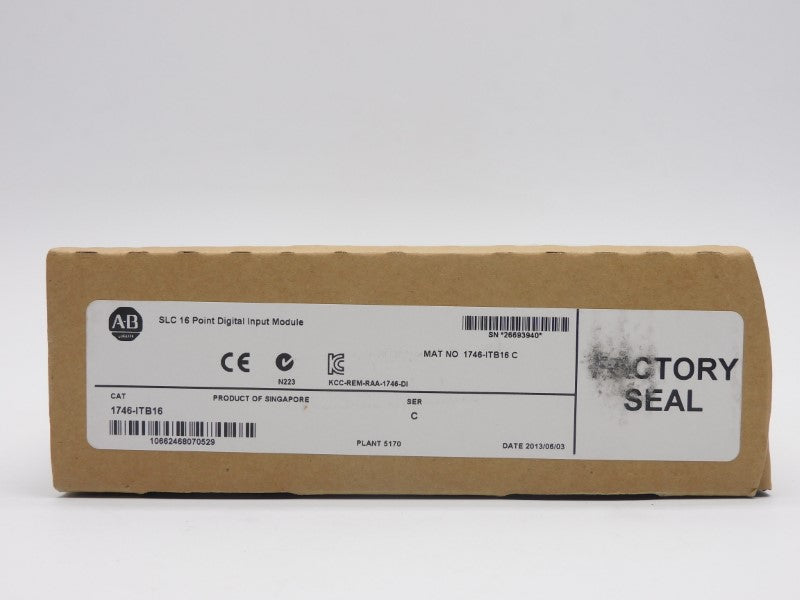 ALLEN BRADLEY 1746-ITB16 SER. C DATE: 2013 NSFS