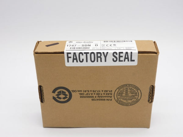 ALLEN BRADLEY 1747-SDN SER. D F/W 9.001 DATE: 2013 NSFS