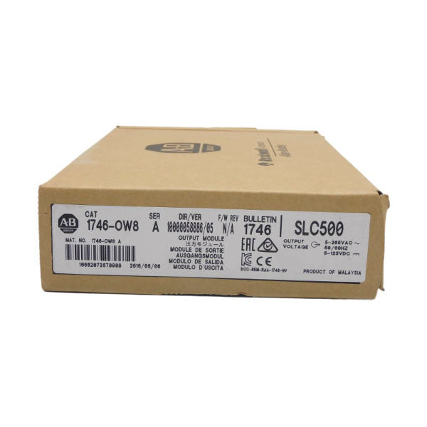 ALLEN BRADLEY 1746-OW8 SER. A 5-265VAC DATE: 2016 NSFS