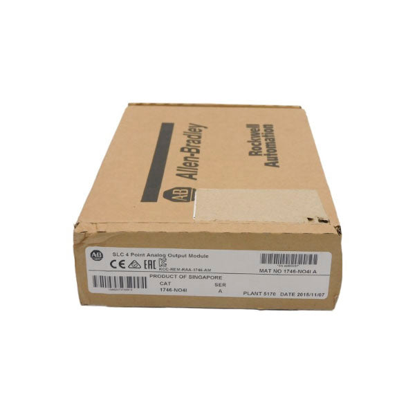 ALLEN BRADLEY 1746-NO4I SER. A DATE: 2015 NSFS