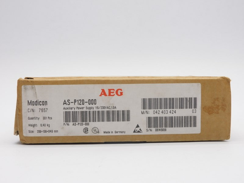 AEG AS-P120-000 042403424 115/230VAC 1.0A NSFS