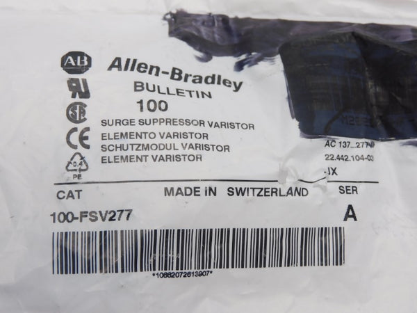 ALLEN BRADLEY 100-FSV277 SER. A 137-277VAC NSMP