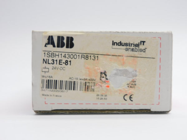 ABB 1SBH143001R8131 NL31E-81 24VDC 16A NSMP