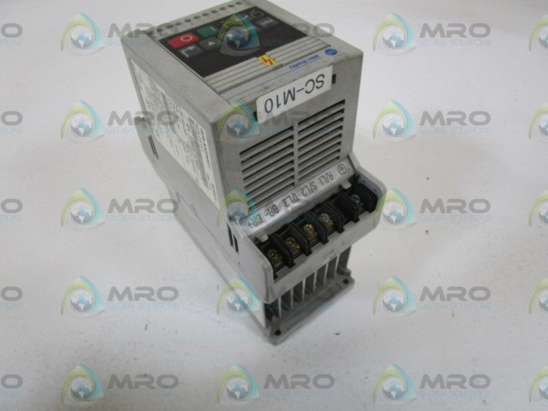 ALLEN BRADLEY 160S-AA03NSF1P1 SER. C F/W 7.03 SPEED CONTROLLER  UNMP