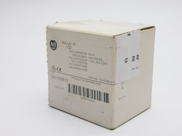 ALLEN BRADLEY 100-K05B10 SER. A 440/480V 20A (WH) NSMP