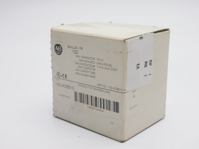 ALLEN BRADLEY 100-K05B10 SER. A 440/480V 20A (WH) NSMP