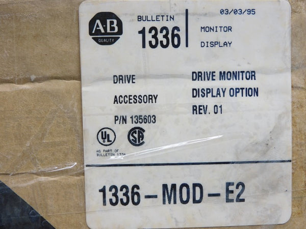 ALLEN BRADLEY 1336-MOD-E2 135603 REV. 01 NSMP