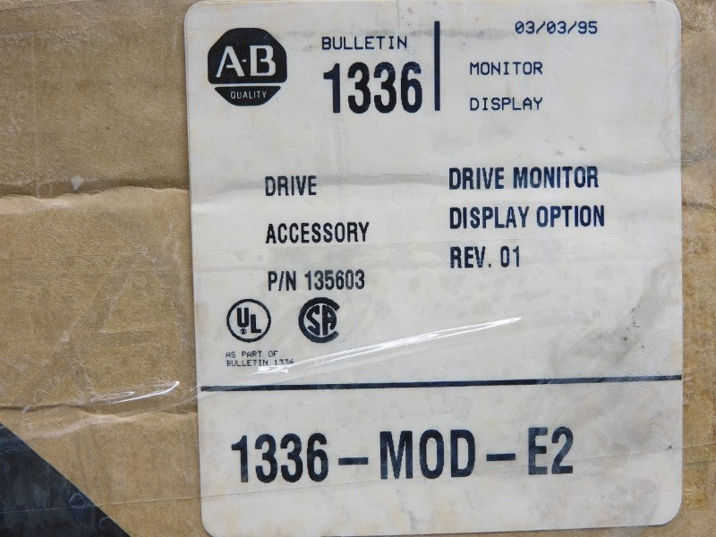 ALLEN BRADLEY 1336-MOD-E2 135603 REV. 01 NSMP