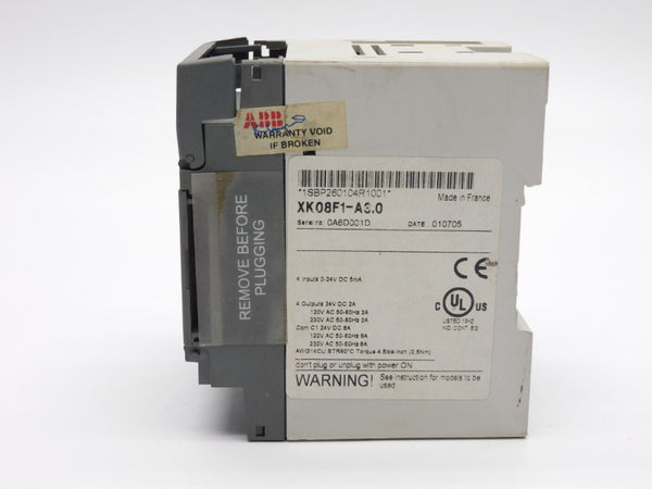 ABB 1SBP260104R1001 XK08F1-A3.0 230VAC 8A (NO DOOR/TERMINAL) UNMP