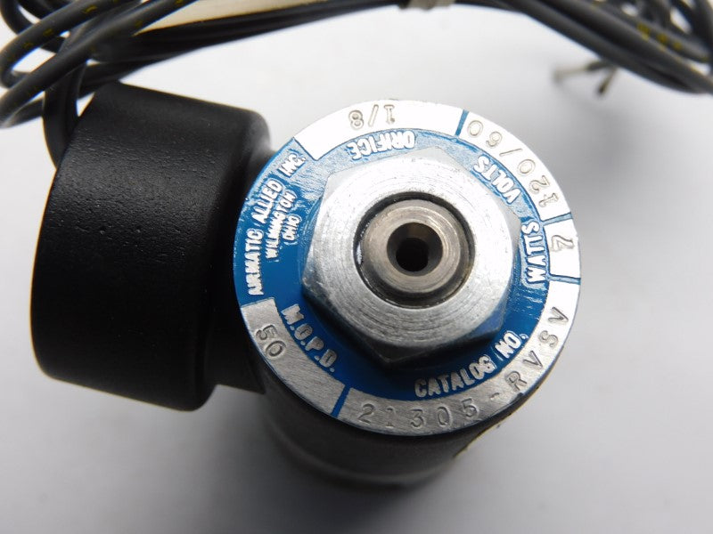 AIRMATIC ALLIED 21305-RVSV 120V 1/8" NSMP