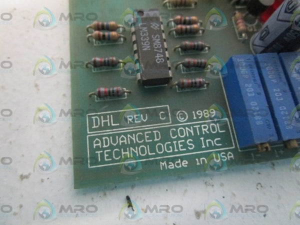 ADVANCED CONTROL TECHNOLOGIES INC. BOARD DHL REV. C  UNMP