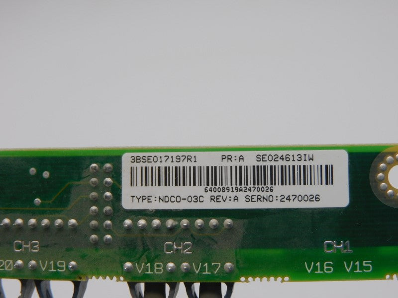 ABB 3BSE017197R1 NDC0-03C REV. A UNMP