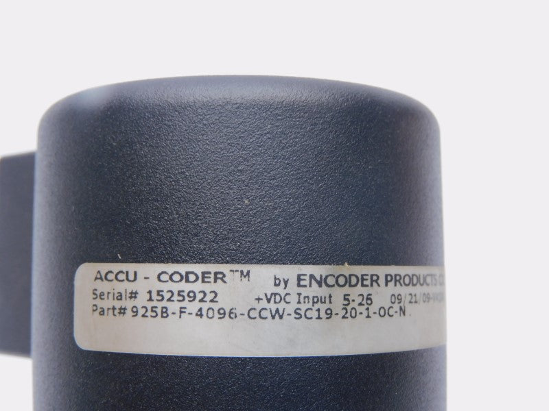 ACCU-CODER 925B-F-4096-CCW-SC19-20-1-0C-N 5-26VDC UNMP