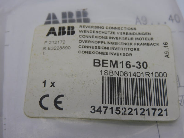 ABB 1SBN081401R1000 BEM16-30 (PKG OF 2) NSMP