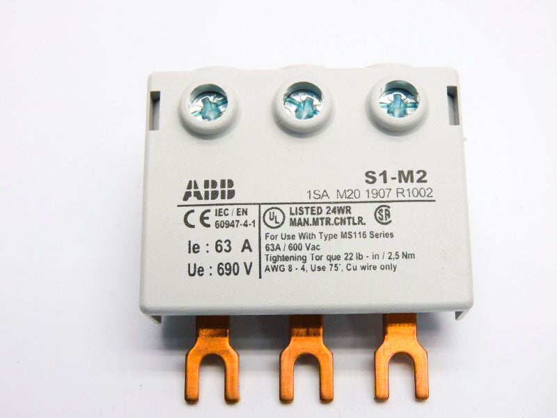 ABB 1SAM201907R1002 S1-M2 690V 63A NSNP