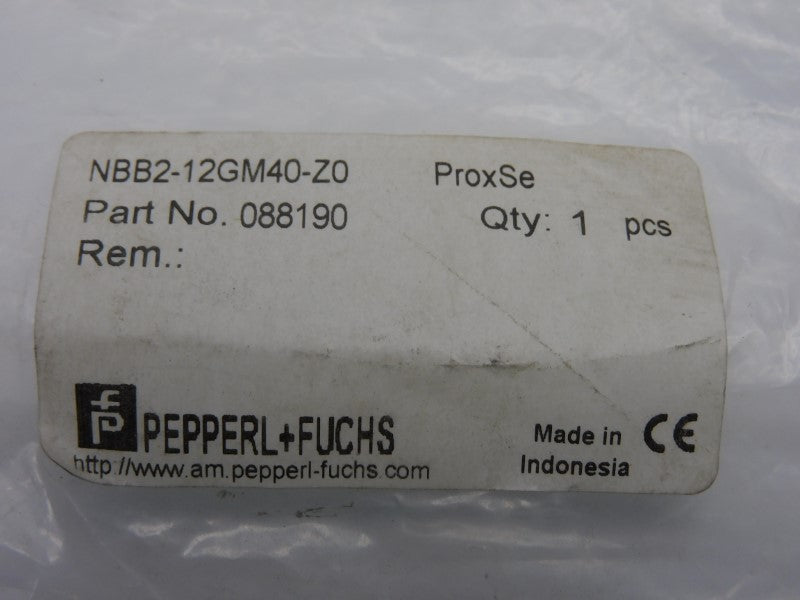 PEPPERL+FUCHS NBB2-12GM40-Z0 088190 NSMP