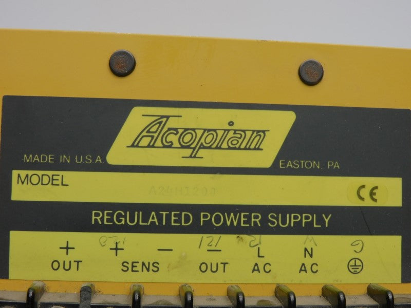 ACOPIAN A24H1200 (AS PICTURED) UNMP