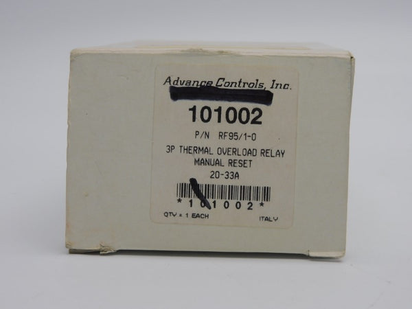 ADVANCED CONTROLS 101002 RF95/1-O 600V 20-33A NSMP
