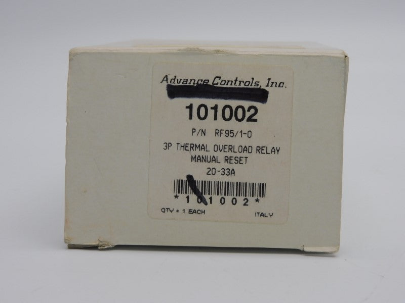 ADVANCED CONTROLS 101002 RF95/1-O 600V 20-33A NSMP