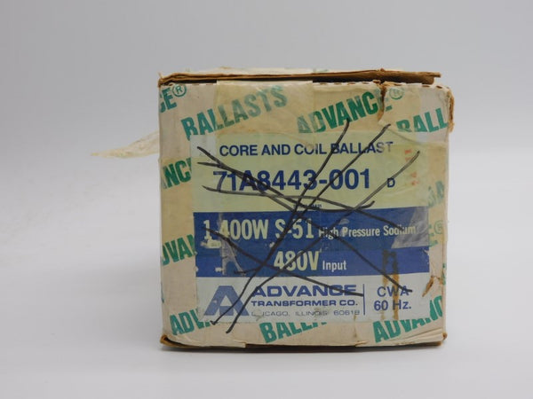 ADVANCE 71A8443-001D 480V NSMP