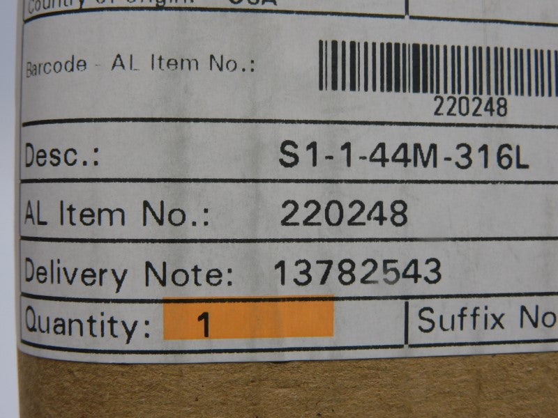 ALFA LAVAL S1-1-44M-316L 220248 NSNP